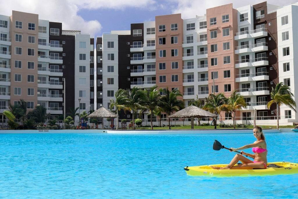 Departamento Con Laguna Artificial Cancun Dış mekan fotoğraf