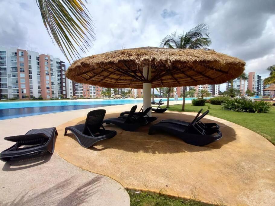 Departamento Con Laguna Artificial Cancun Dış mekan fotoğraf