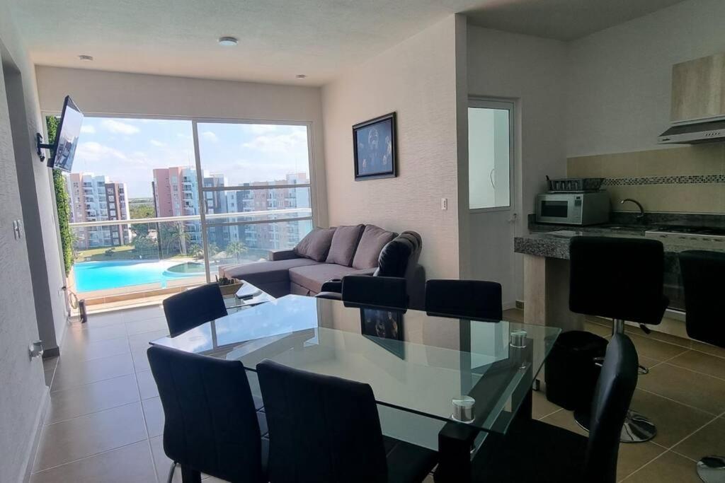 Departamento Con Laguna Artificial Cancun Dış mekan fotoğraf